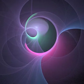 Abstract purple-red pattern on black background, wallpaper, design Illustrazione stock