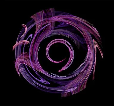 Abstract purple-red pattern on black background, wallpaper, design 스톡 일러스트