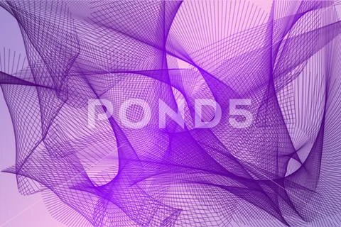 Abstract Purple Ribbon Background With Soft Lavender Gradient Modello PSD
