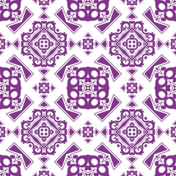 Abstract purple seamless pattern Stock-Illustration