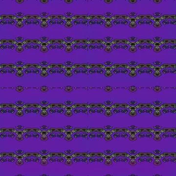 Abstract purple seamless pattern with intricate ornate details Stockillustratie