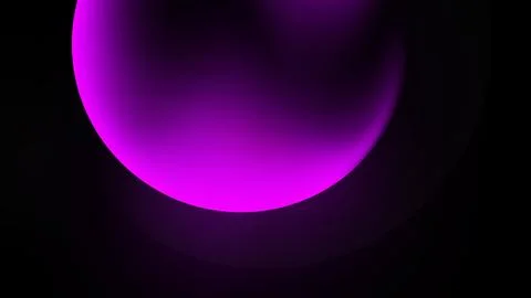 Abstract purple shape dominates dark background. Gradient creates soft glow, Stock Illustration