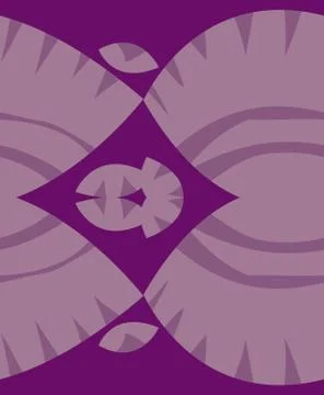 Abstract Purple Shell Patterns Stock Illustration