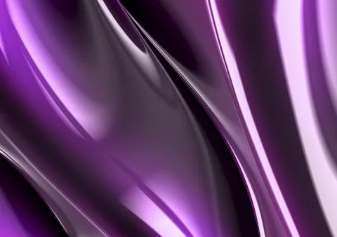 Abstract purple shiny texture background, wavy metal design Stock-Illustration