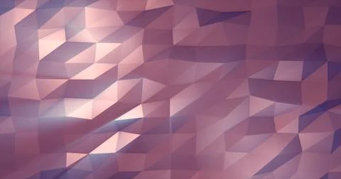 Abstract purple silver low poly triangular mesh background 库存插图