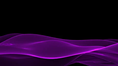 Abstract purple smoke waves Video stock 242145716