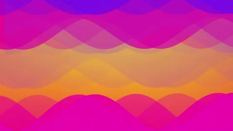 Abstract purple smooth wavy seamless loop line background Stock Footage 166879466