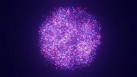 Abstract purple sphere Stock Footage 306272523
