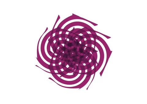 Abstract purple sphere vector design Stock Illustration