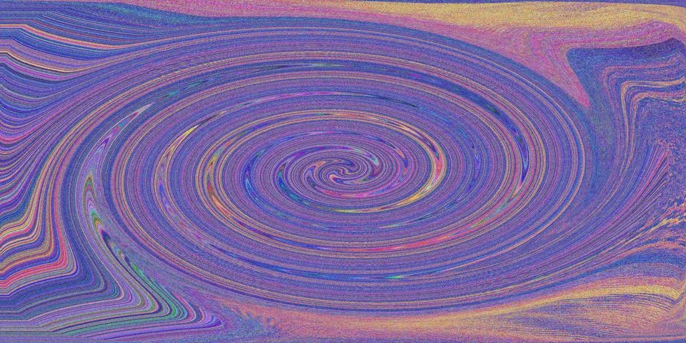 Abstract purple spiral pattern with digital swirl effect Stock Illustration