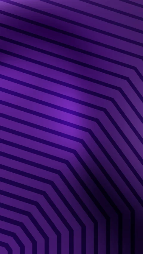 Abstract Purple Striped Pattern Moving Across Geometric Digital Background 動画素材 333980566