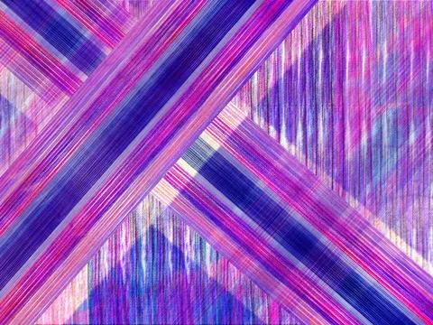 Abstract Purple Striped Texture Background With Diagonal Lines, Brush Strok.. Stock Illustration