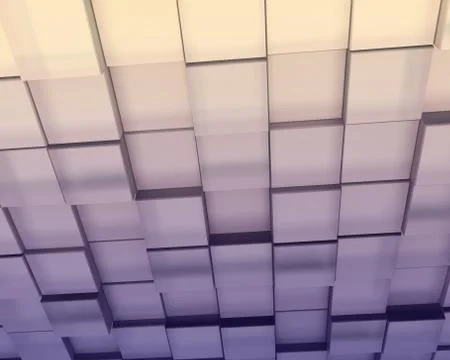 Abstract Purple Subtle Colored Blocks Illustrazione stock