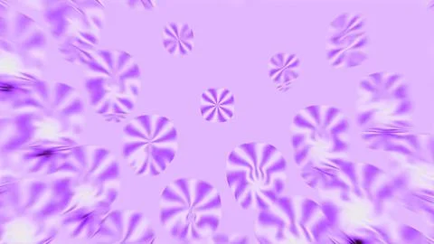 Abstract Purple Swirling Pattern with Circular Design Elements 库存插图