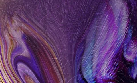 Abstract Purple Swirling Texture Background With Vibrant Light Streaks And .. Stock Illustration