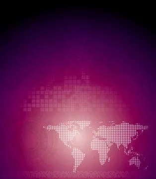 Abstract purple tech vector background Stock Illustration