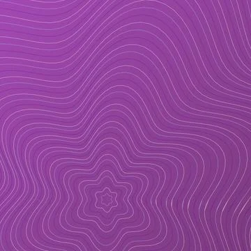 Abstract Purple Topographic Map Background with Wavy White Elevation Contou.. Stock Illustration
