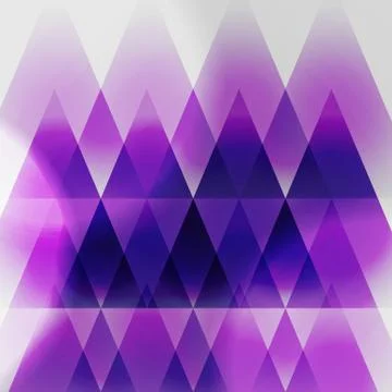 Abstract Purple Triangle Background - Vector Illustration Stock Illustration