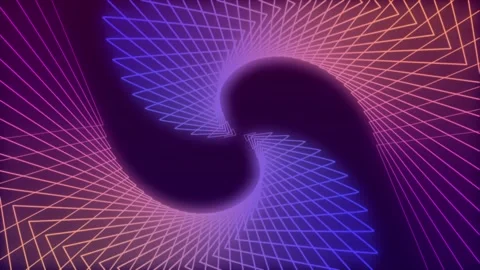 Abstract purple triangle looping background motion graphic Stock Footage 277339419