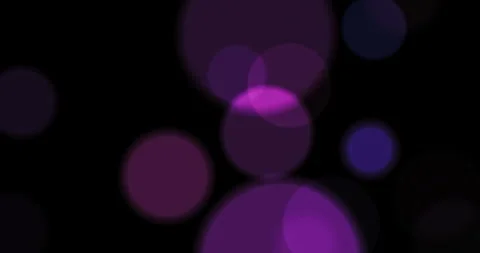 Abstract purple violet bubbles particles bokeh on black background, event Vidéo 252184942