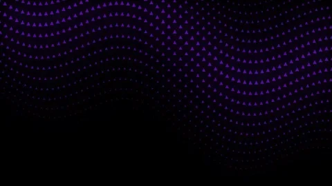 Abstract Purple Violet Triangle Wavy Pattern on Black Background Stock Footage 334084506