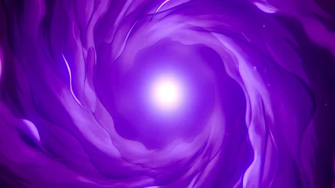 Abstract Purple Vortex Background With Glowing Portal Core Stock Footage 332299690
