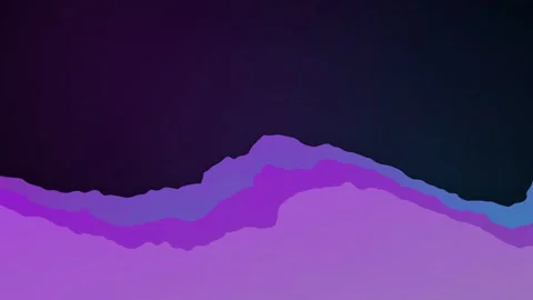 Abstract purple wave background features smooth flowing Stock Footage 345617749