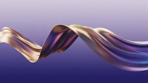 Abstract Purple Wave on Gradient Background Stock Footage 324808685