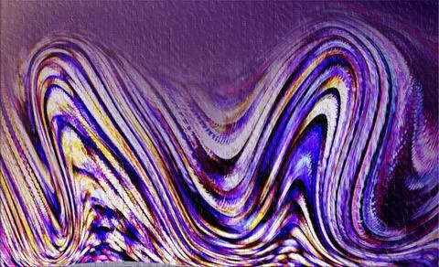 Abstract Purple Wave Marble Texture With Fluid Swirl Motion and Vibrant Dig.. Stock Illustration