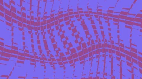 Abstract purple wave pattern with flowing lines Stockillustratie