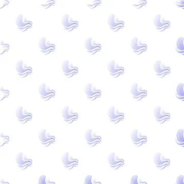 Abstract purple wave pattern repeating on white background 스톡 일러스트