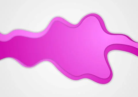 Abstract purple waves background Stock Illustration
