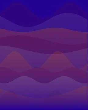 Abstract purple waves background with layered geometric curved lines for mo.. 스톡 일러스트