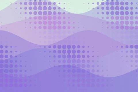 Abstract purple waves with dotted patterns and soft curves Stock Photos