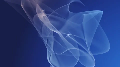 Abstract purple waves from glowing particles and lines futuristic hi-tech Stock Footage 247454925