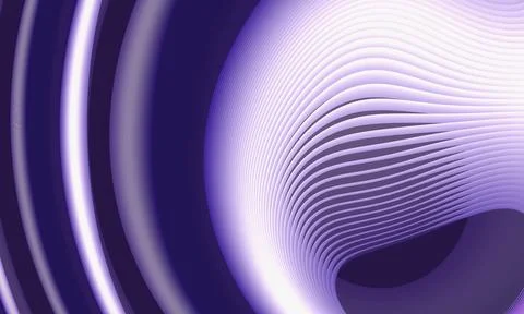 Abstract purple waves Stock Illustration