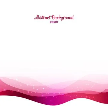 Abstract purple waves vector background Illustrazione stock