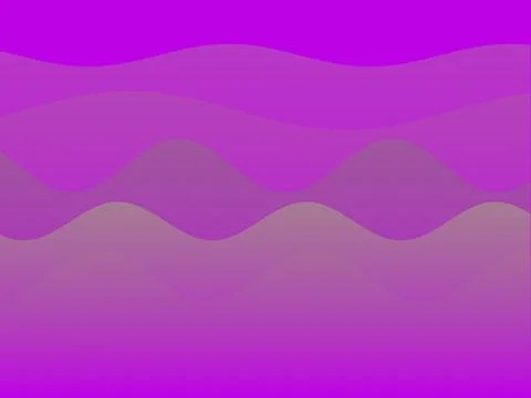 Abstract purple wavy background with flowing layers and vibrant violet curv.. Stock Illustration