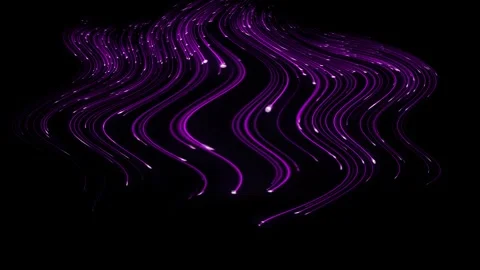 Abstract Purple Wavy Lines Stock Footage 289128014