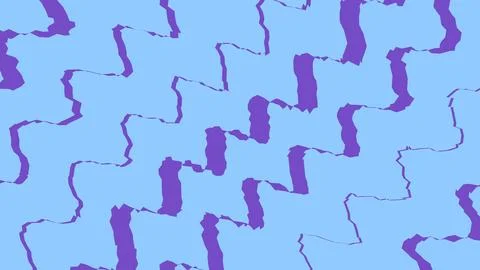 Abstract purple wavy lines pattern on blue background Stock Illustration