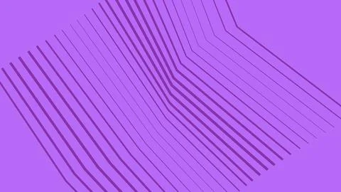 Abstract purple wavy lines pattern on white background Stock Illustration