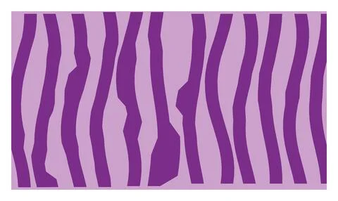 Abstract purple wavy vertical stripes on a lighter purple background, creat.. Stock Illustration