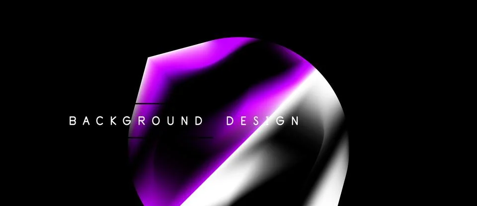 Abstract purple, white design element. Geometric shape with gradient effect. Illustrazione stock