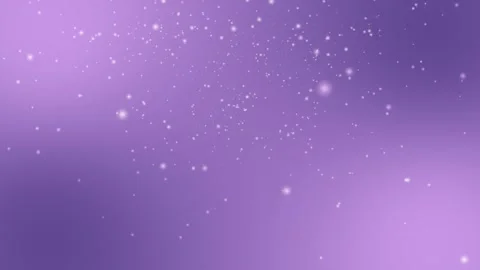 Abstract Purple Winter Night Sky with Glowing Stars Falling Snow Stock Footage 340047279