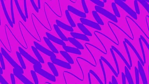 Abstract purple zigzag lines on a bright pink background Stock Illustration