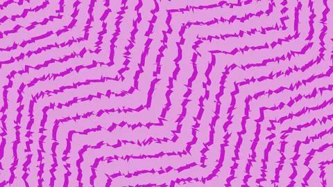 Abstract purple zigzag pattern with rough textured lines Illustrazione stock