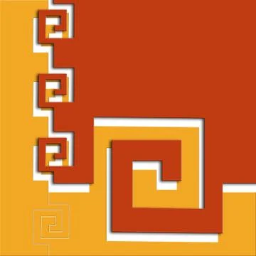 Abstract puzzle Stock Illustration