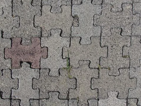 Abstract puzzle stone background Foto stock