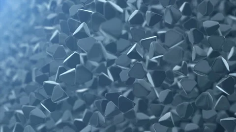 Abstract pyramid geometric surface.4K Stock Footage 128790988