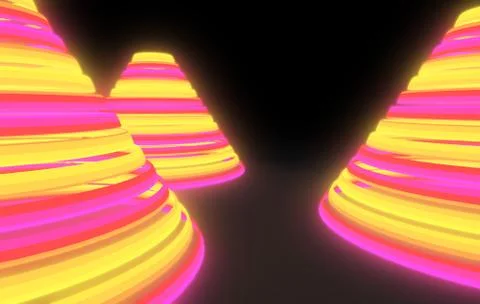 Abstract pyramid Illustrazione stock